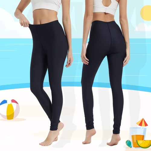 Womens Swim Pants Long Surf Water Swimming Leggings Sun Protection UV Leggings Rash Guard Swim Tights Fast Dry2