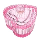 Pratique et mignon : gobelet de lavage de brosse en forme de cœur est à la fois pratique pour nettoyer brosses et suffisamment mignon pour une pièce décorative, un plateau à bijoux en forme de cœur, un bol de trempage de manucure