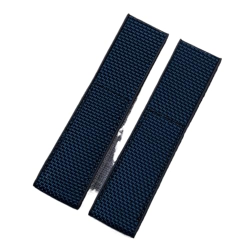 jfhffj 22mm 24mm �\�t�g �i�C���� ���o�[ ���X�g�o���h ���v�o���h �A�N�Z�T���[ �u���C�g�����O �X�g���b�v�ƌ݊������� NAVITIMER WORLD �u���X���b�g�ƌ݊������� �A�x���W���[ �x���g�ƌ݊�������(Blue Black S