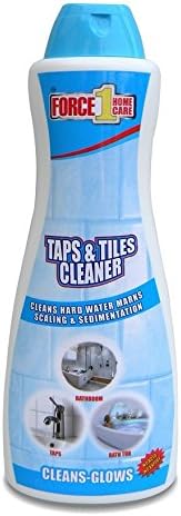 Taps and Tiles Cleaner 500ml Eco Friendly Cleaner for Hard Water Deposits, Soap Scum, and Dirt, Restores Shine to Taps, Tiles, Glass and Kitchen Surfaces