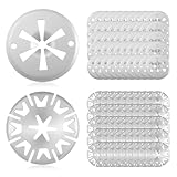 100 Stk 30mm Klemmscheiben Hitzeschutzblech Reparatursatz,Sicherungsscheiben Federringe Sortiment, Hitzeschutzblech Befestigung Clips Hitzeblech zur Befestigung Hitzeschildern unter Haube Auto(50+50)