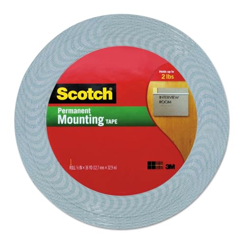 Image of 3M 4016 Natural Polyurethane Double Coated Foam Tape, 1 inch Squares (Pack of 162)