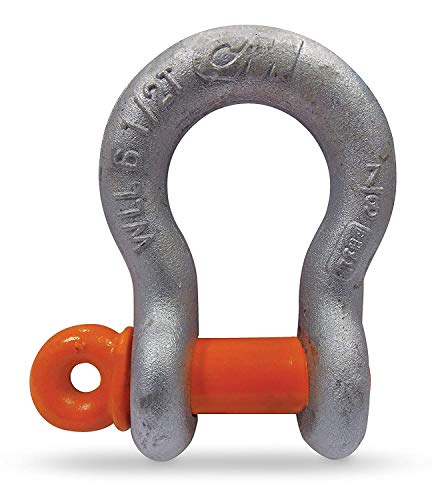 Columbus McKinnon MC646G 1/4 Inch, 1/2 Ton, Galvanized Carbon Anchor Shackle