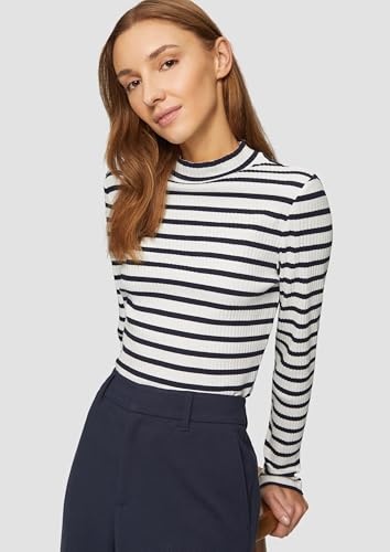 s.Oliver Langarmshirt mit Rippstruktur