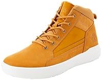 Timberland Men's Allston Mid Lace Up Sneaker, Wheat Nubuck, 13
