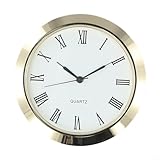 Números romanos: el inserto del reloj cuenta con números romanos transparentes en una cara, proporcionando un aspecto elegante. La lente transparente y el borde de color dorado o plateado mejoran aún más su atractivo estético.