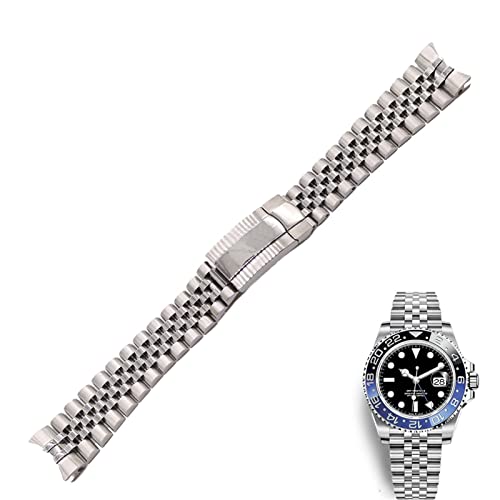Bracelet montre 20mm jubilé en acier pour passer du bureau aux soirées habillées