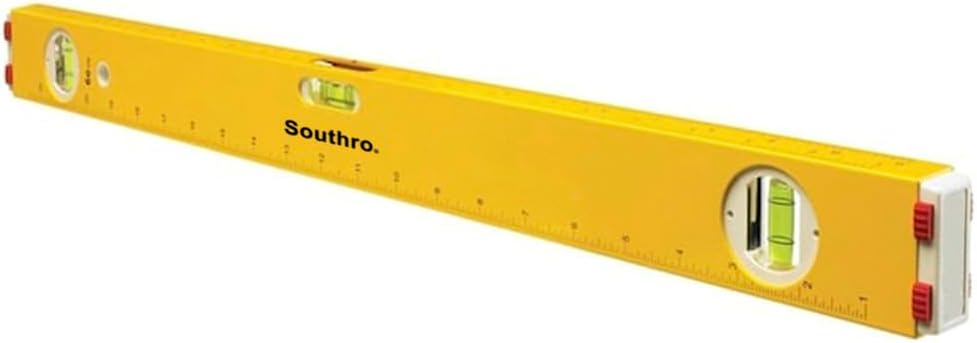 24 in. & 3 Vial Type 80A-2 Aluminum Measuring Stick Box Frame Level, Mfr: 2893352-A