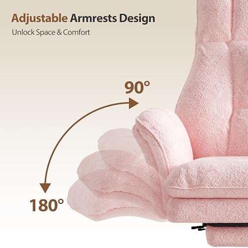 Big and Tall Office Chair, Flip Armrests for Pets & Cross Legged Sitting by HOMRELEXA - Used condition - Image 9