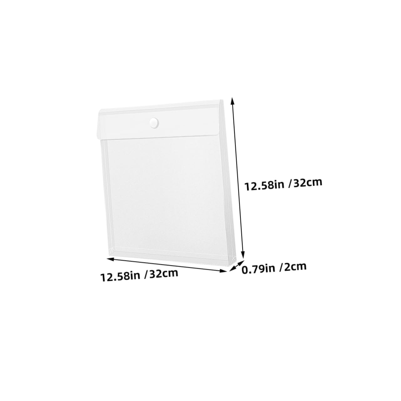 Housoutil Stamp and Die Storage Pockets Bag Pp Material Paper Storage Bag for Scrapbooking