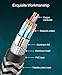 BlueRigger Certified 10K 8K HDMI Cable - 6FT (8K 60Hz Ultra HD, 48Gbps High Speed, eARC, HDR10, 4:4:4, HDCP 2.3) - Compatible with Game Consoles, HDTV, Apple TV, Monitor, Blu-Ray