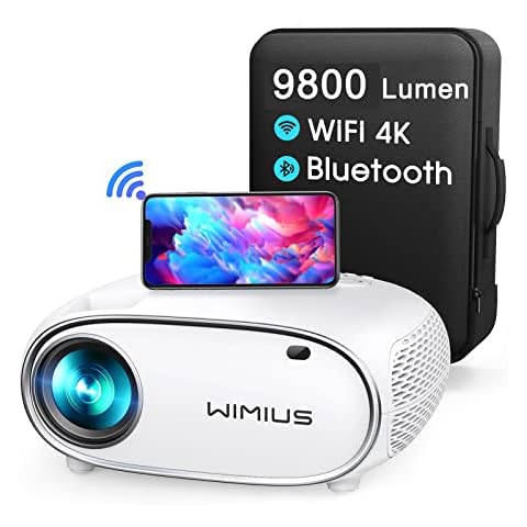 Proyector WiMiUS 5G WiFi Bluetooth Full HD 1080P Soporte 4K 9800 Lúmenes Cover