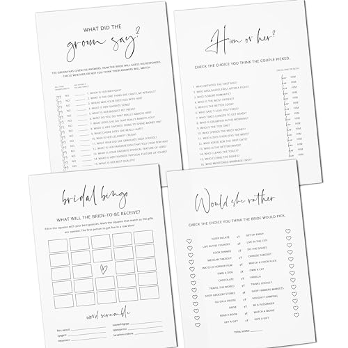 10 Hilarious Bridal Shower Games (With Printables)