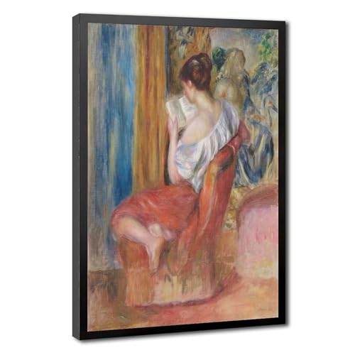 Poster Pierre Auguste Renoir femme des années 1900 toile rétro
