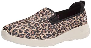 Image of Skechers Women's Go Walk Joy - Fiery Sneaker, Leopard, 10.5 US