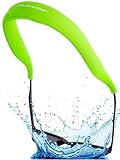 STANDWERK® Brillenband Schwimmfähig [bis 45 g] Brillenband Sport - Für sicheren Halt deiner Sonnenbrillen beim Wassersport, Segeln, Kajak & Schwimmen - Sportbrillenband aus Neopren (Neon Grün)