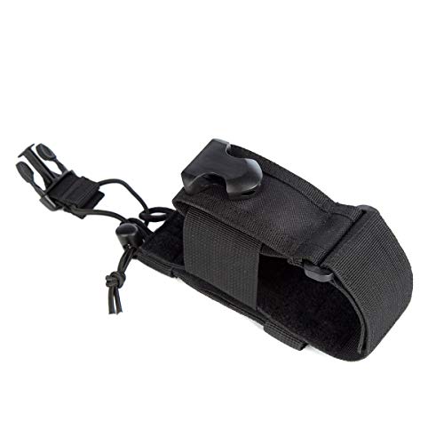 Tactical Radio Holder Radio Case Molle Radio Pouch Military Heavy Duty Radios Holster Bag For Two Ways Walkie Talkie Compatible With Bags/Packs/Duffels By Luiton (Black) #TOP6