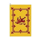 WFUUGNJ Scotland Rampant Lion Golf Towel Microfiber Towel Sports Ice Towel Neck Yoga Golf Accessories Gift