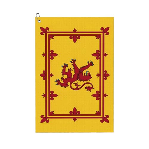 WFUUGNJ Scotland Rampant Lion Golf Towel Microfiber Towel Sports Ice
