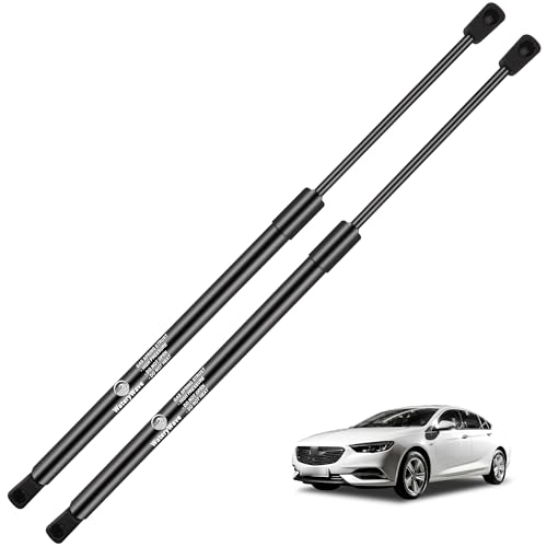 Image of WateryWave 2X Rear Tailgate Struts for Vauxhall Insignia 2008-2017 Car Boot Gas Springs Black Gas Struts Boot Struts Replace #13332570, 0176124, 0176105, 0176674, 13246577, 13313721, 13321298