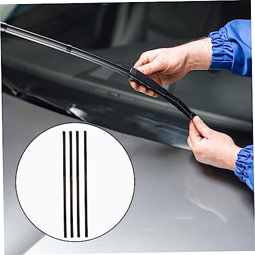 CRAFTHROU 4Pcs Tira De Limpador De Carro Lâminas De Limpador De Carro Fácil DIY Instalar Tiras De Bo