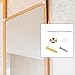 4Pieces Sturdy Brass Rose Gold Glass Fixing Screws Portable for Bathroom and Wall Decoration Applications Brass Glass Pin