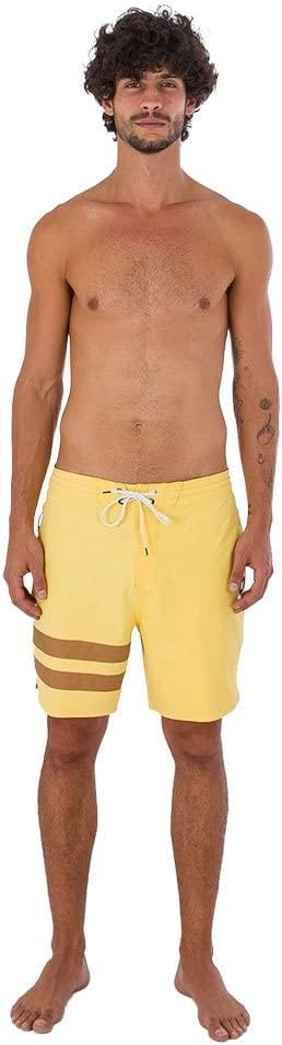 Hurley Phantom Block Party Renegade 18" Boardshorts - Buttersauce