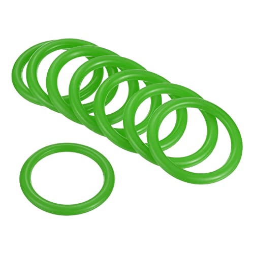 PATIKIL Carnival Ring-Toss Rings 8cm ID, 24 Pack Plastic Hoop for Outdoor Party Favor Game Booth Green, 8.5cm