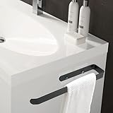 【Usos Múltiples】Se puede utilizar como toallero y portarrollos en el baño. En la cocina, se puede utilizar como soporte para papel de cocina o como soporte para trapos de cocina.