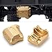 2PCS Brass Diff Cover Work on Front and Back Axel's for 1/10 Traxxas TRX-4 RC Crawler Car