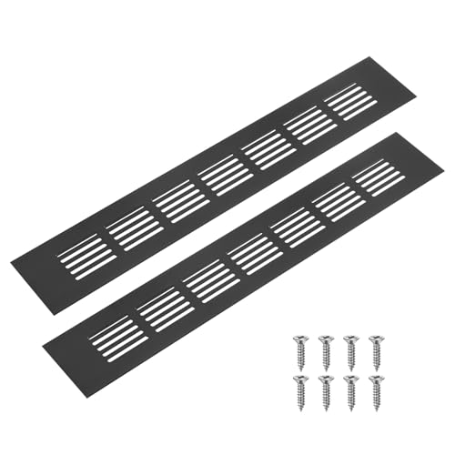 M METERXITY �C���e���A�h�A�p 2����h�A�x���g 12 x 2�C���`/ 300 x 50mm �A���~�j�E������ ���C�O���� �L���r�l�b�g/���[�h���[�u/�V���[�L���r�l�b�g�p 8�{ �l�W�t�� �����`�G�A�x���g [��]