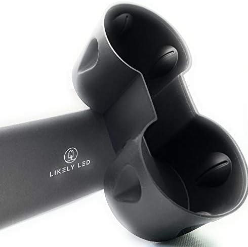 LIKELY LED Tesla Model 3 and Model Y Rubber Cup Holder - Drinks Stay in Place, no More Spilled Drinks