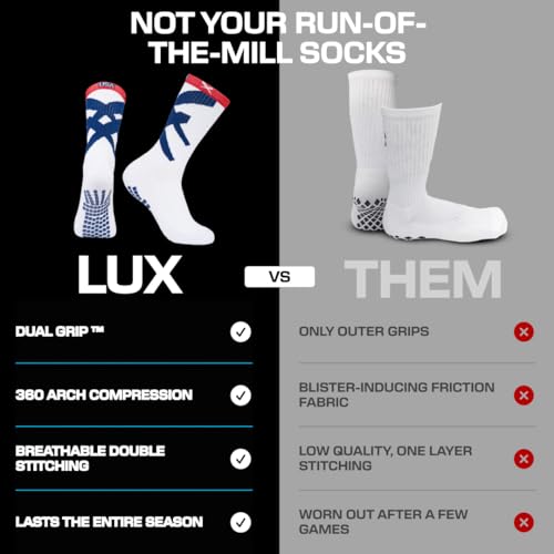 Image of LUX Sports Grip Soccer Socks