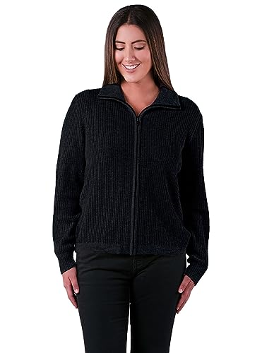 100% Alpaca Wool - Women's 21st Century Zip Front Cardigan3