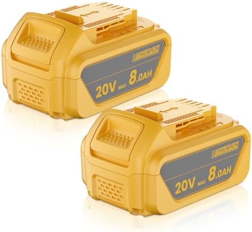 Bonadget 2-Pack 8000mAh Replacement Batteries For Ryobi 18V ONE+ Tools