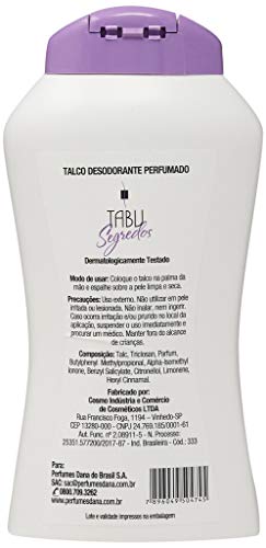 TABU Talco Perfumado 100G Segredos Unit Tabu