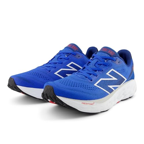 new balance(ニューバランス) メンズ Fresh Foam X 880 V14 ランニングシューズ, ブルーオアシス/アトランティックブルー/トゥルーレッド, 15 Wide
