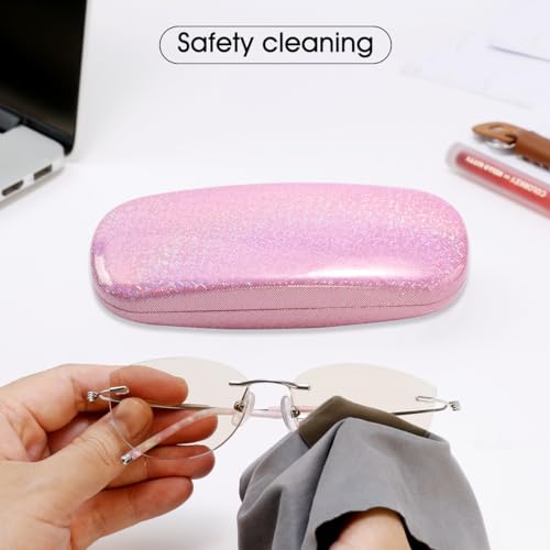 Image of PERFECTSIGHT Hard Shell Eyeglasses Case, Kawaii Protective Glasses Case for Kids, Cute Eyeglass Case for Women Men Girls