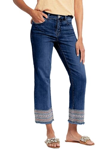 AMERI♡CHECK EMBROIDERY STRAIGHT PANTS(S) CHECK EMBROIDERY STRAIGHT PANTS AMERI