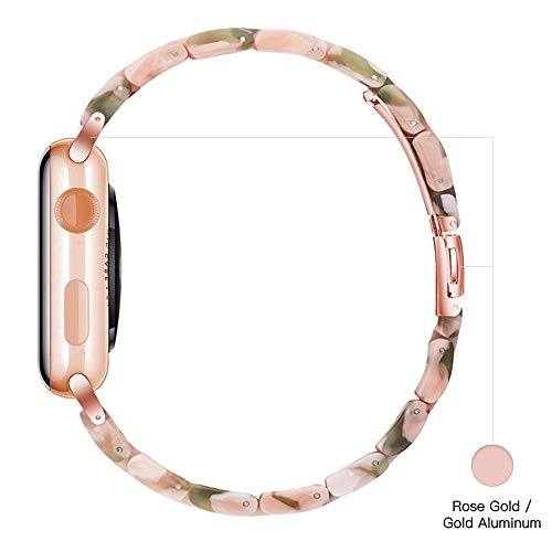 Image of Light House Apple Watch Bands-Fashion Lightweight Resin iWatch Bands for Women Men 38mm /40mm /41mm /42mm(Series 11 10), 49mm /46mm /45mm /44mm /42mm(S 3 2 1), Compatible with Apple Watch Series 11 SE 10 9 8 7 6 5 4 3 Ultra