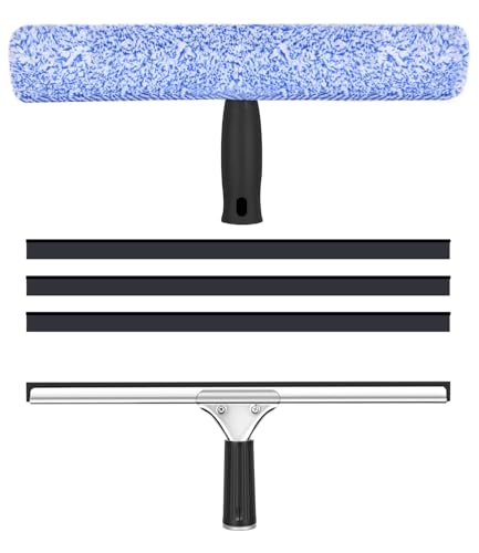 Fensterreiniger Set 5-Teilig, 35cm Professioneller...