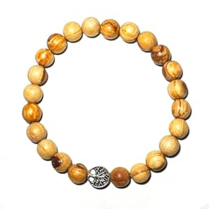 The enchanting 8mm palo santo bracelet with sterling silver special bracelets with lasting beautiful fragrance  urban country home decor