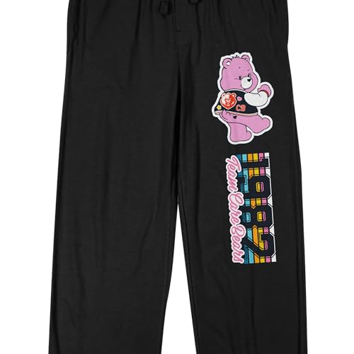 Care Bears 1982 Team Care Bears Men's Black Sleep Pajama Pants2