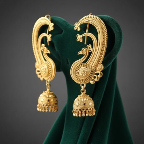 Image of JFL - Jewellery for Less Gold Plated Copper Earrings For Women
