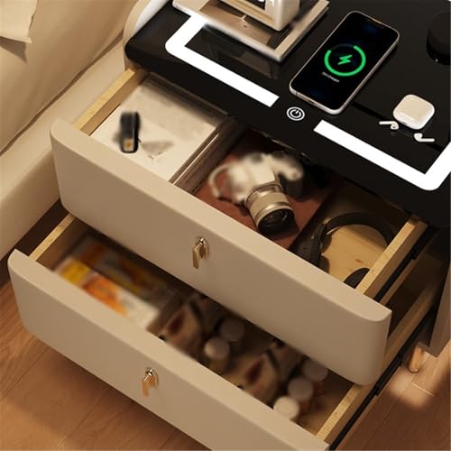 Commode table de chevet luxe moderne et meuble rangement salon chambre - 5
