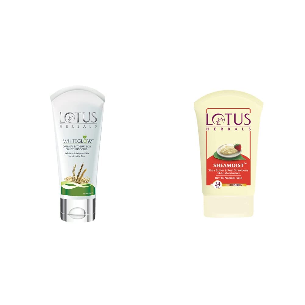 Buy Lotus Herbals White Glow Oatmeal And Yogurt Skin Whitening Scrub