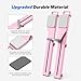 MERACH Pilates Board, Multifunctional Abdominal Plate, Detachable Ab Trainer Machine with Anti-Slip and Quiet Design, Portable Pilates Reformer for Core Workouts, Home Gym Equipment for Women (Pink)
