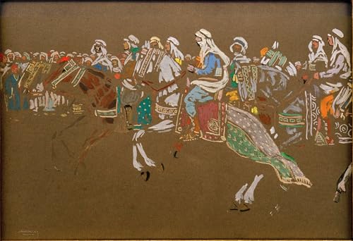 Affiche Kandinsky Cavalerie arabe pour décorer un bureau moderne et élégant