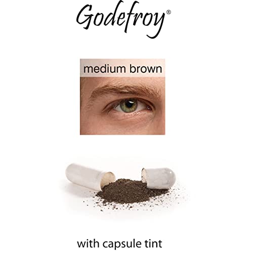 Godefroy Instant Eyebrow Tint for Men (Medium Brown), 11.75 g (Pack of 4) - Image 4