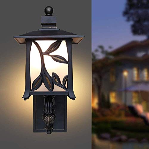 Luminaires d'éclairage mural de porche extérieur style rétro villa